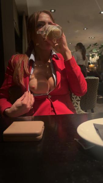 Mom on a date night ;